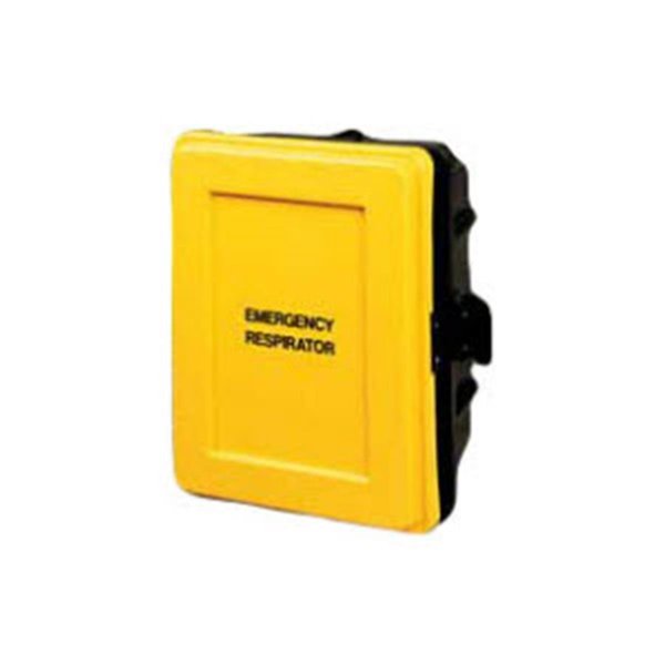 Allegro Industries Medium Yellow Wall Case with Label Kit, 1 Shelf AL13784